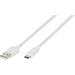 Vivanco USB-Kabel USB 2.0 USB-A Stecker, USB-C® Stecker 0.50m Weiß 38755