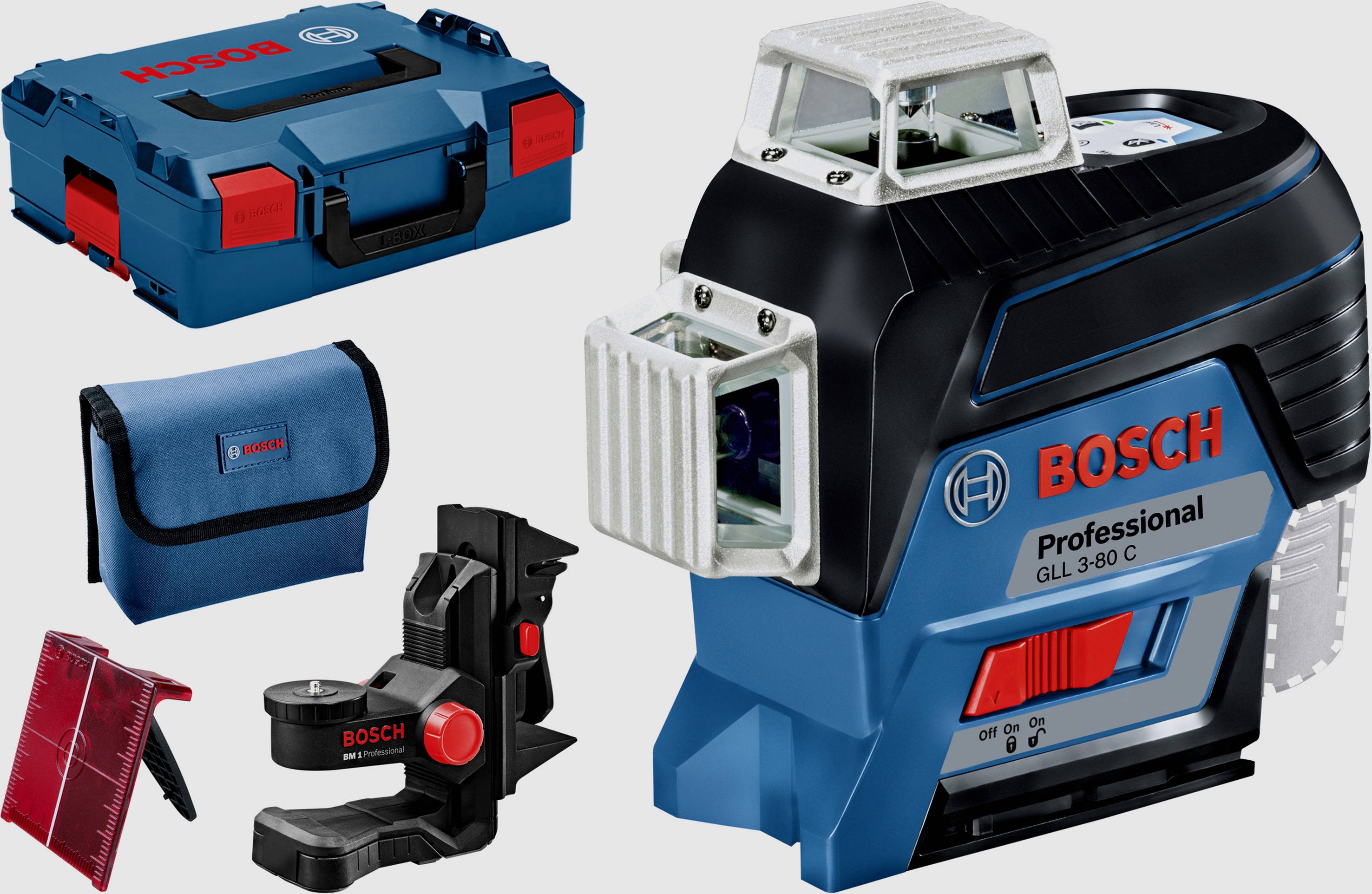 Bosch Professional GLL3-80C Linienlaser Reichweite (max.): 120 m