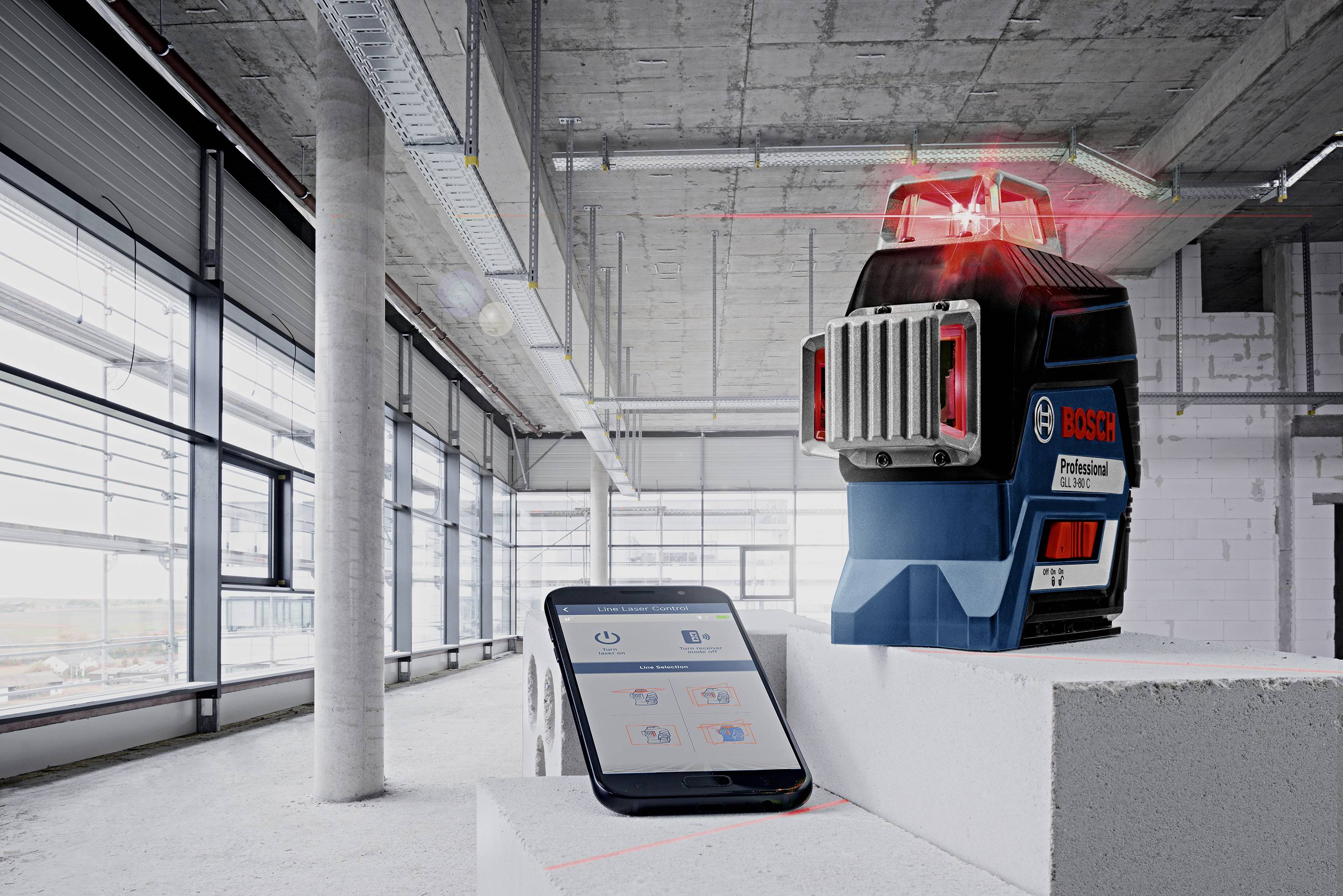 Bosch Professional GLL3-80C Linienlaser Reichweite (max.): 120m