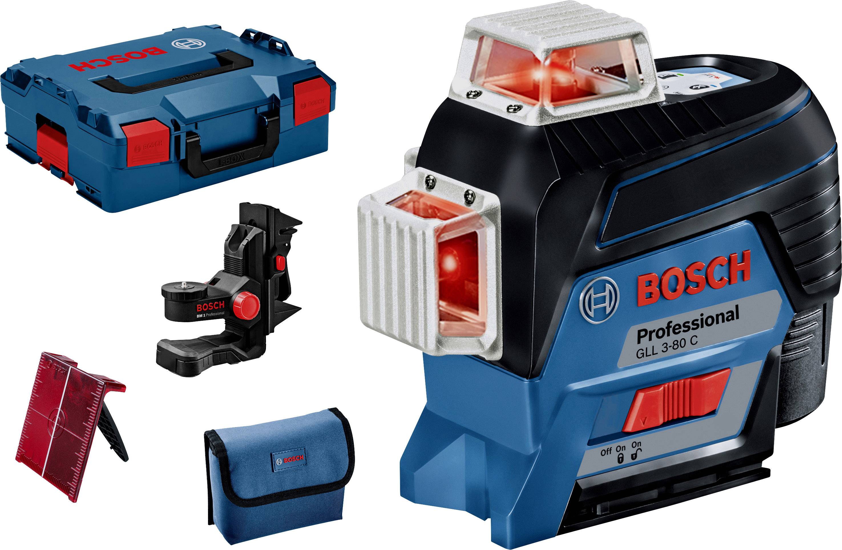 Bosch Professional GLL3-80C Linienlaser Reichweite (max.): 120 m