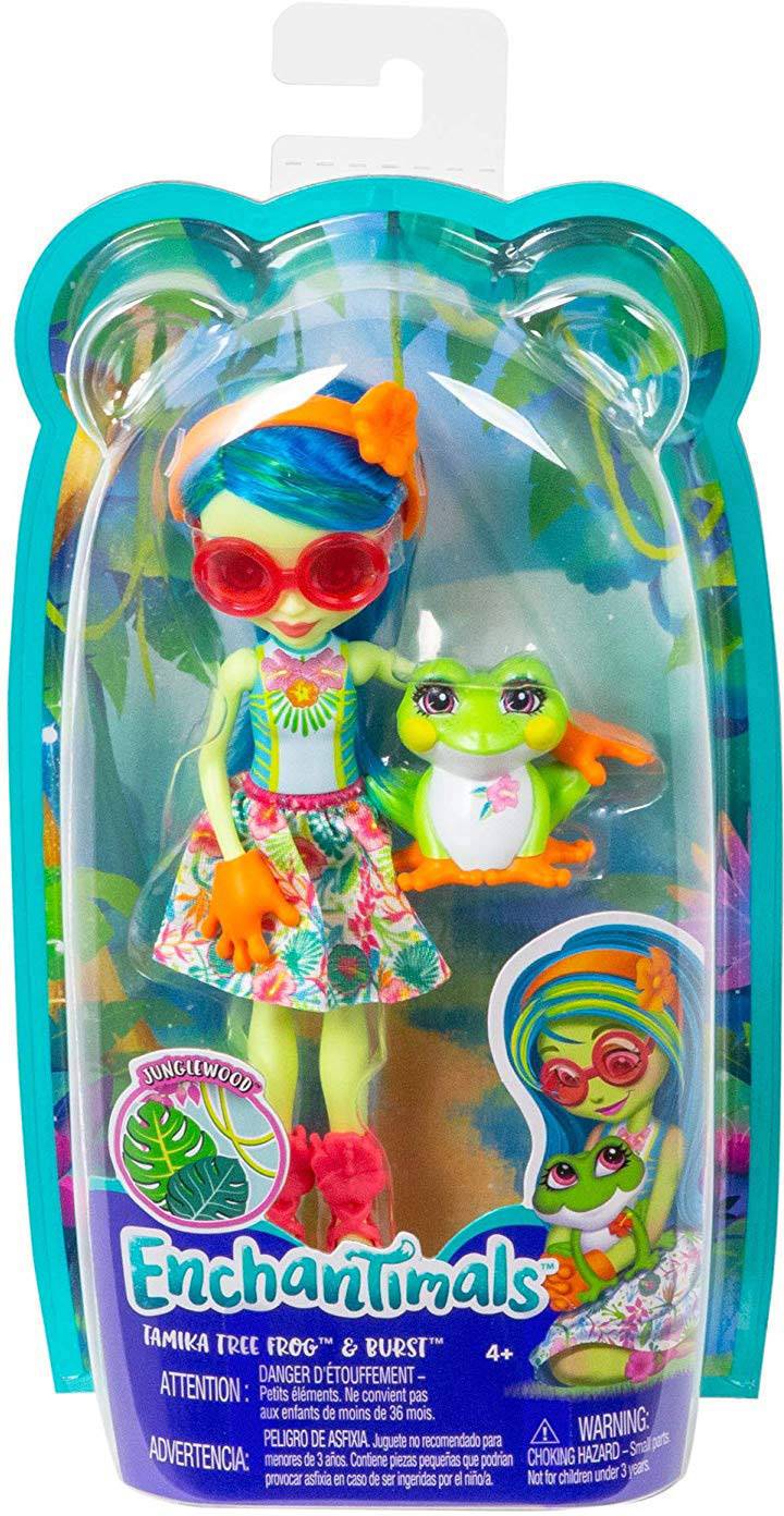 Mattel Enchantimals Tamika Tree Frog & Burst GFN43