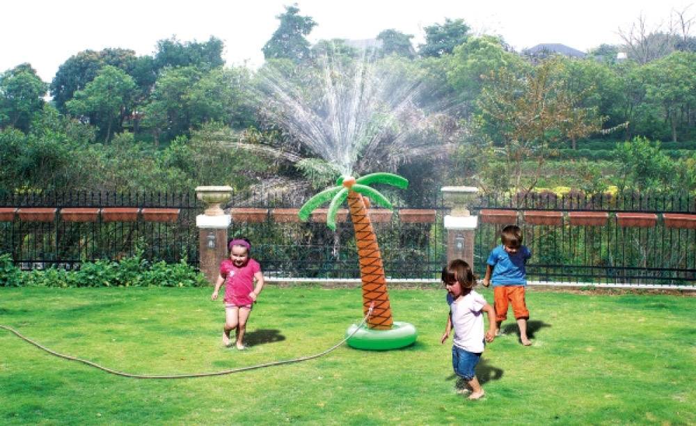 Splash & Fun Wassersprüher ''Palme'', ausblasbar 0077805648
