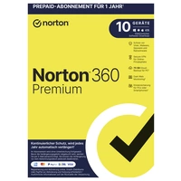 Norton Life Lock Norton™ 360 Premium 75GB GE 1 USER 10 DEVICE 12MO Jahreslizenz, 10 Lizenzen Windows, Mac, Android Antivirus Norton Life Lock Norton™ 360 Premium 75GB GE 1 USER 10 DEVICE 12MO Jahreslizenz, 10 Lizenzen Windows, Mac, Android Antivirus