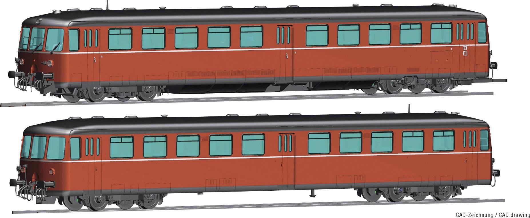 Roco 78081 H0 Akkutriebwagen BR 515 mit Steuerwagen der DB