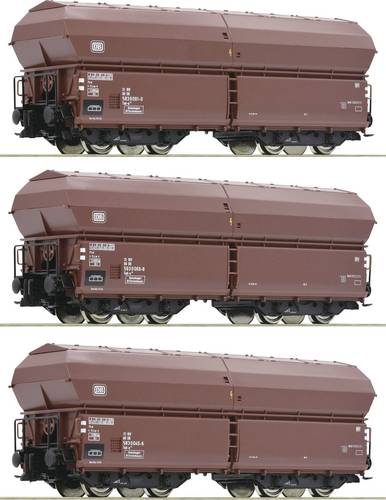 Roco 76079 H0 3er-Set Selbstentladewagen der DB