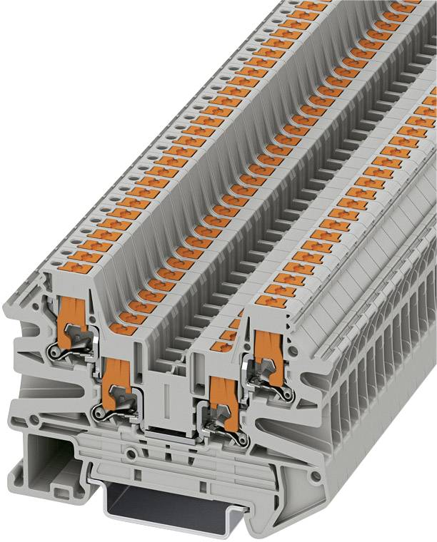 Phoenix Contact 1078999 Durchgangsklemme 5.2mm Push-In-Klemme Grau 50St.