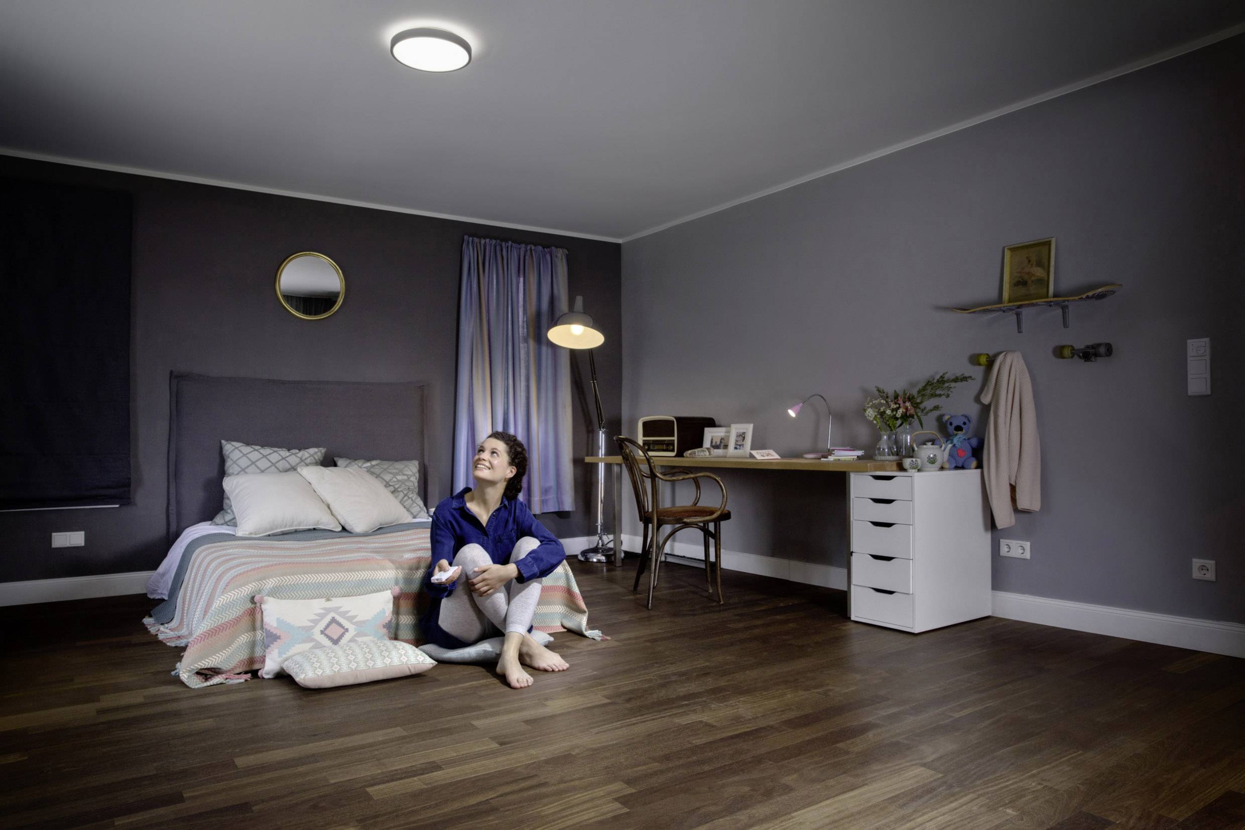 LEDVANCE ORBIS CCT / DIM L 4058075259812 LED-Deckenleuchte Weiß 21 W Warmweiß, Neutralweiß, Tageslichtweiß Leuchtfarbe einstellbar, Dimmbar über