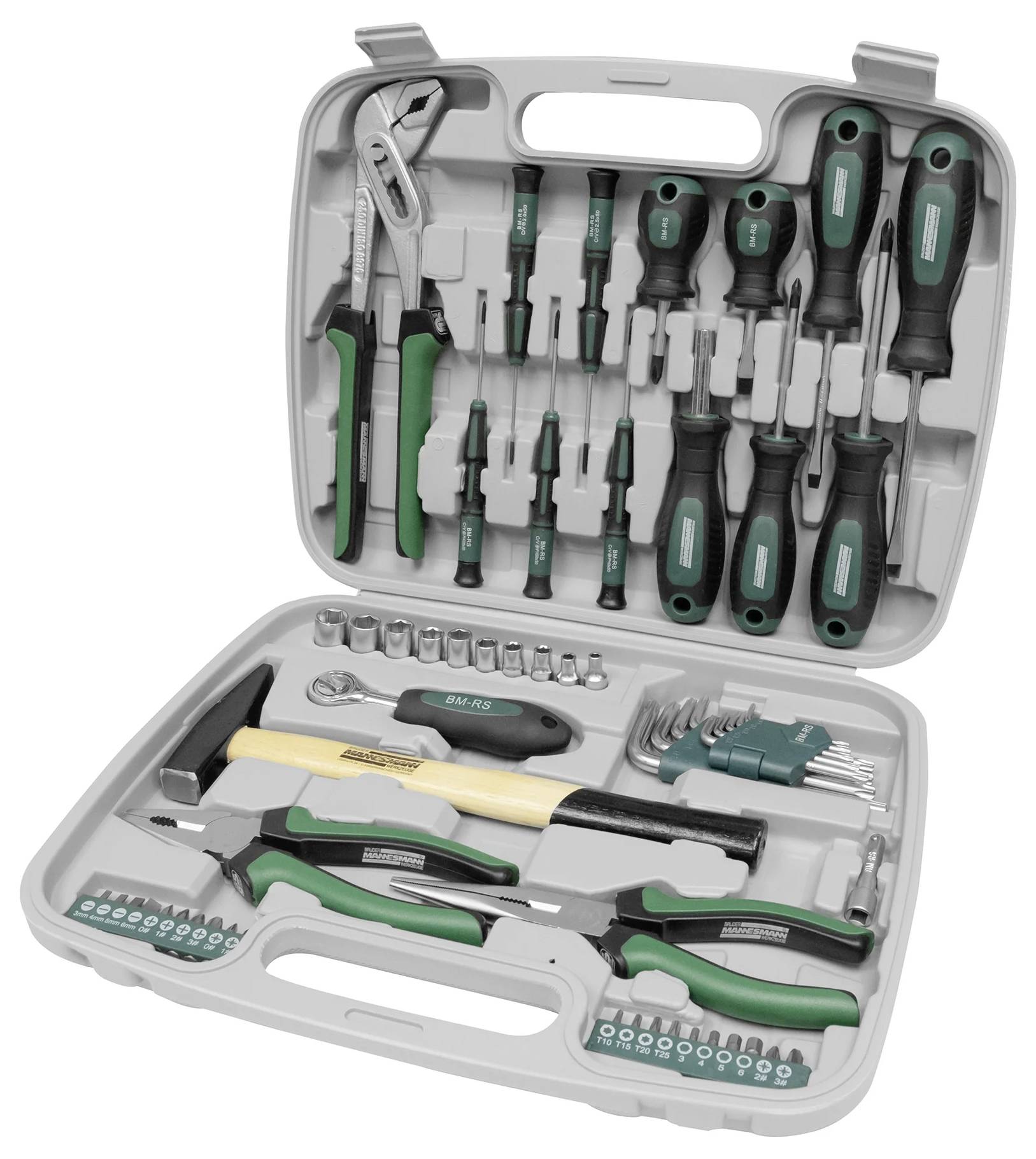 Brüder Mannesmann M29057 Werkzeugkoffer bestückt 57teilig