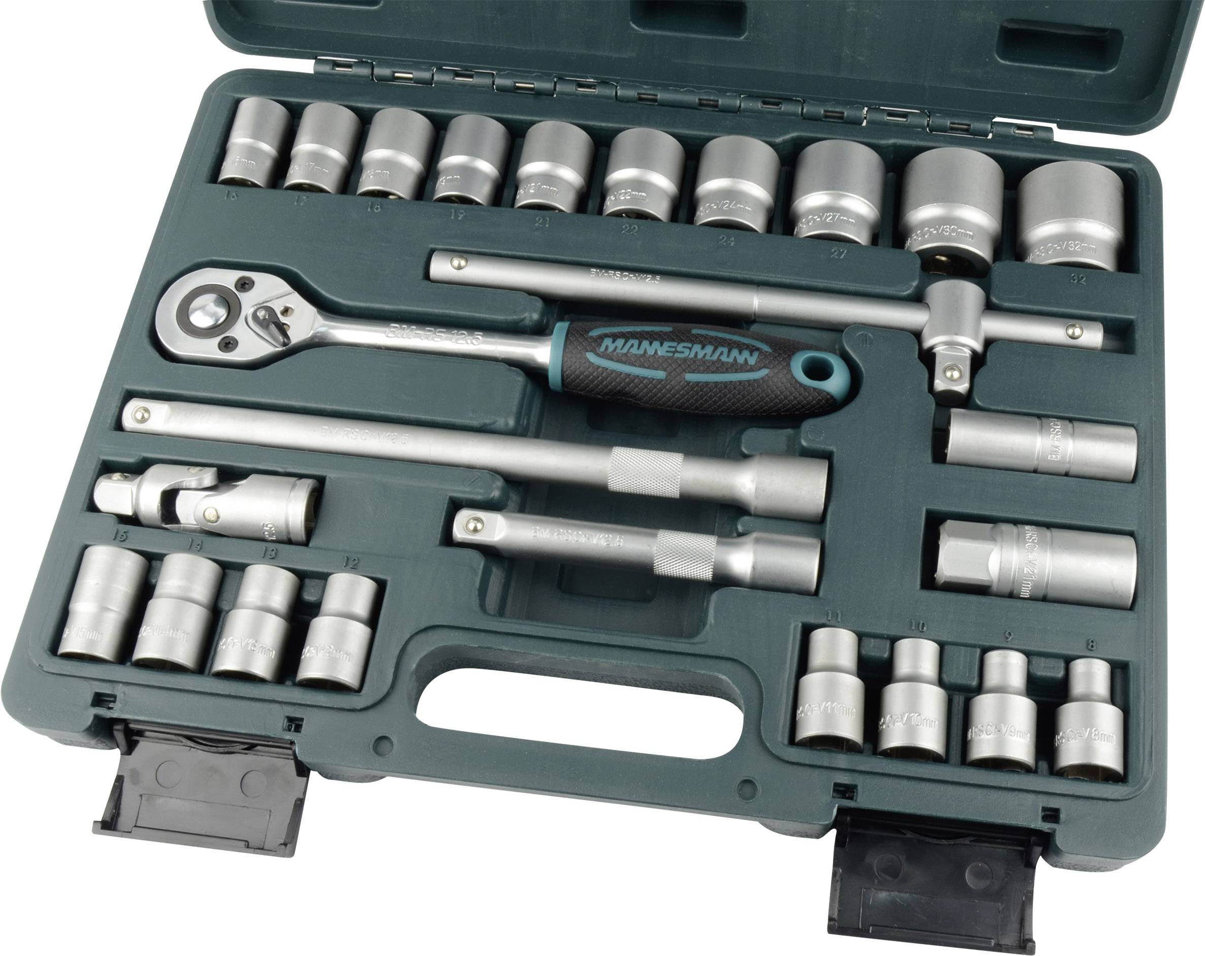 Brüder Mannesmann Steckschlüsselsatz 25teilig M29080