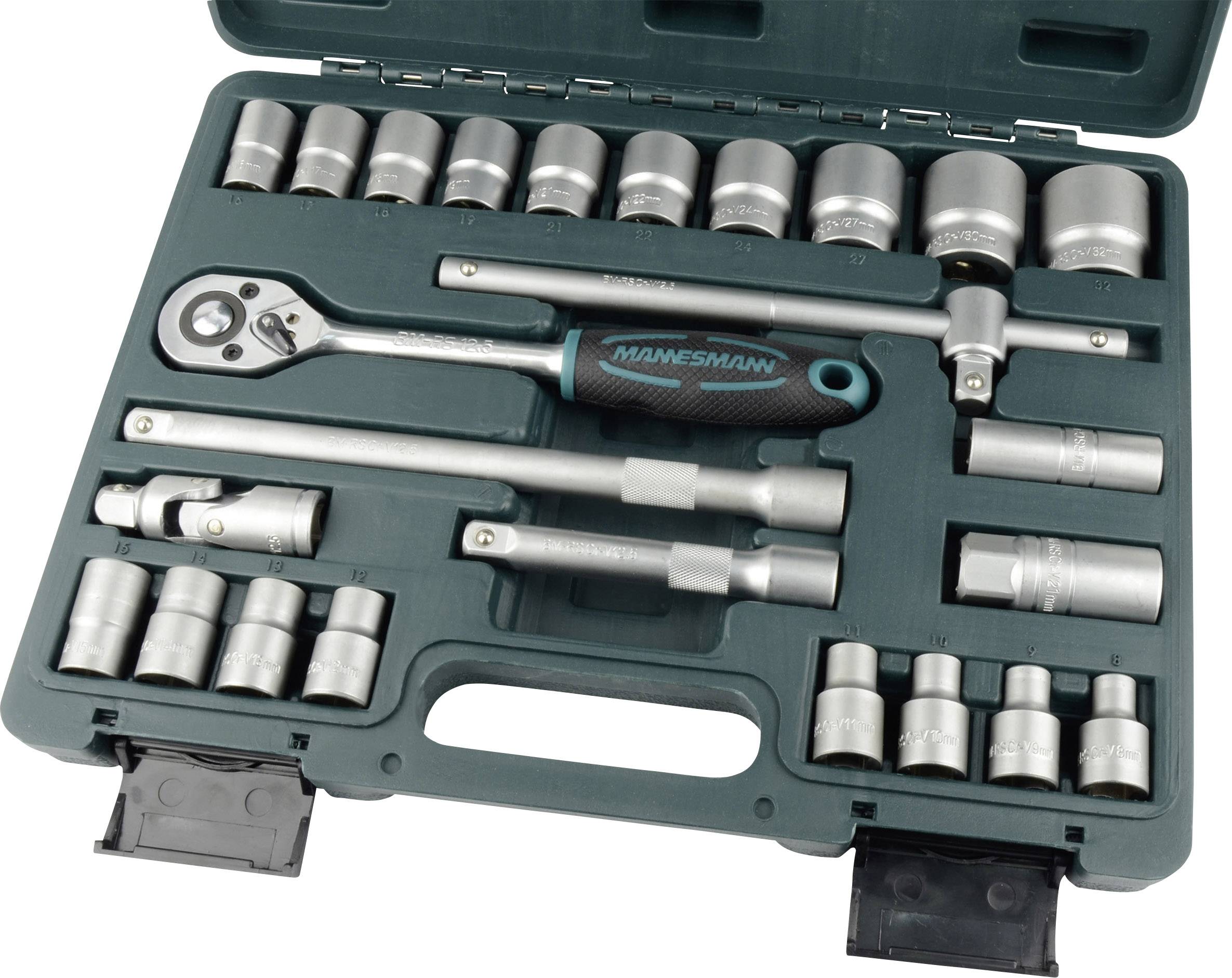 Brüder Mannesmann Steckschlüsselsatz 25teilig M29080