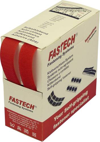 B20-STD133905 Klettband zum Aufnähen Haft- und Flauschteil (L x B) 5m x 20mm Rot 5m