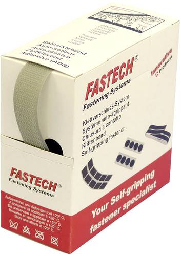 B20-STD-H-081405 Klettband zum Aufnähen Haftteil (L x B) 5m x 20mm Hellgrau 5m