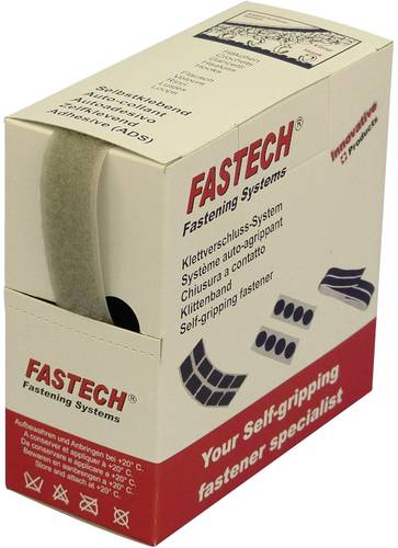 B20-STD-L-081405 Klettband zum Aufnähen Flauschteil (L x B) 5m x 20mm Hellgrau 5m