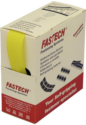 B25-STD-H-020805 Klettband zum Aufnähen Haftteil (L x B) 5m x 25mm Gelb 5m