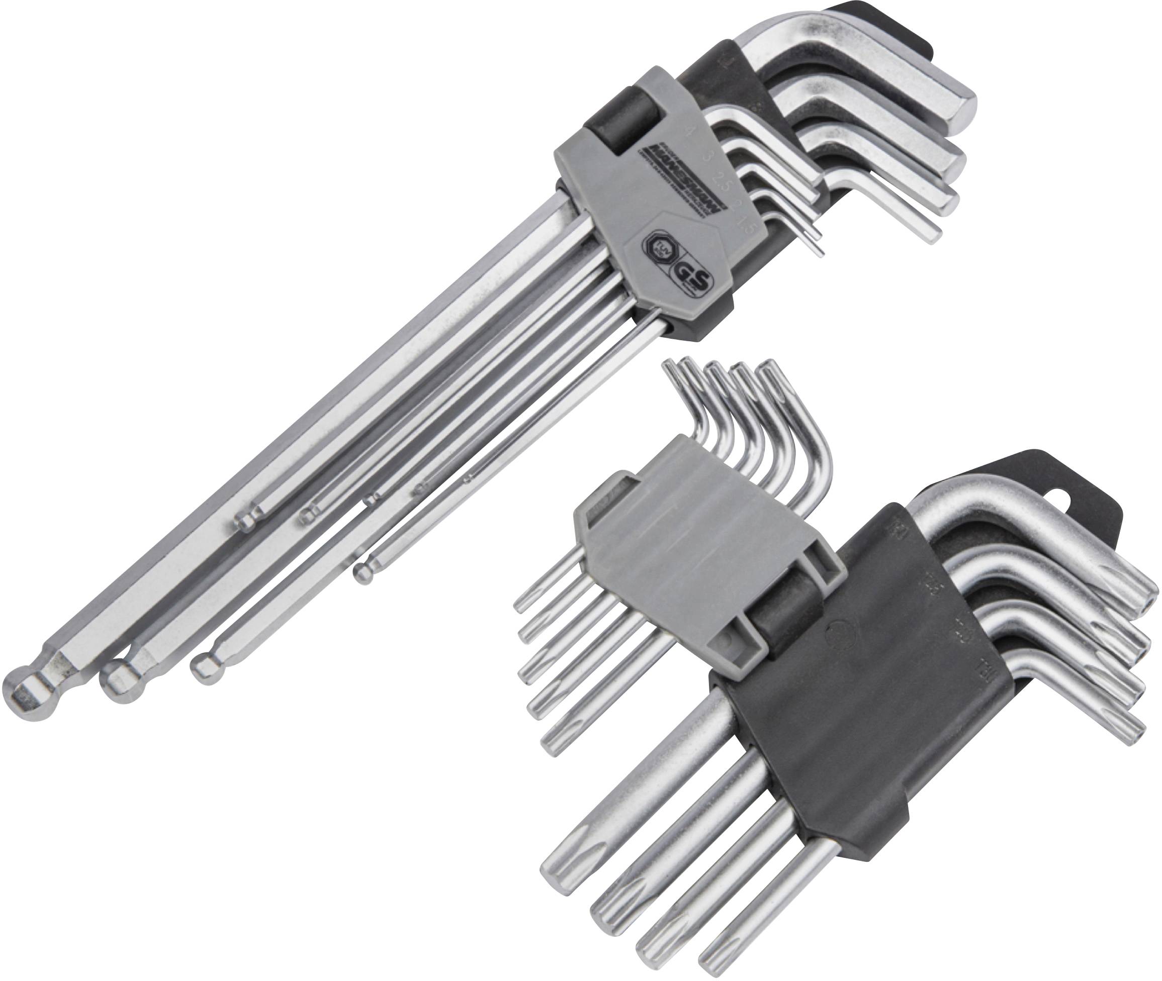 Brüder Mannesmann Winkelschraubendreher-Set 18teilig