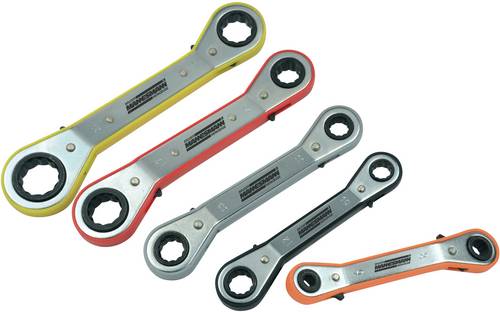 Brüder Mannesmann M27405 Ringschlüssel-Satz 5teilig Schlüsselweite (Metrisch) 9 - 21 mm