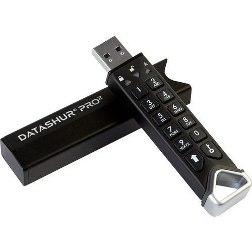 Clé USB 8 GB iStorage datAshur Pro2 IS-FL-DP2-256-8 noir USB 3.1 (Gen 1) 1 pc(s)