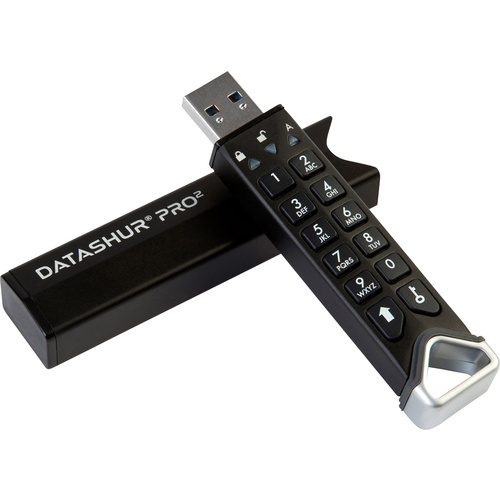 IStorage datAshur Pro2 USB-Stick 16 GB Schwarz IS-FL-DP2-256-16 USB 3.2 Gen 1