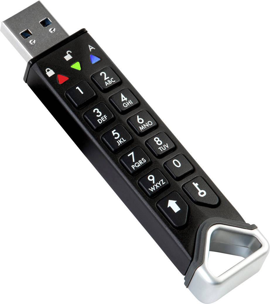 iStorage datAshur Pro2 USB-Stick 32 GB Schwarz IS-FL-DP2-256-32 USB 3.2 Gen 1
