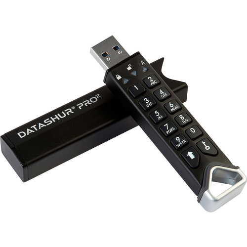 IStorage datAshur Pro2 USB-Stick 512 GB Schwarz IS-FL-DP2-256-512 USB 3.2 Gen 1