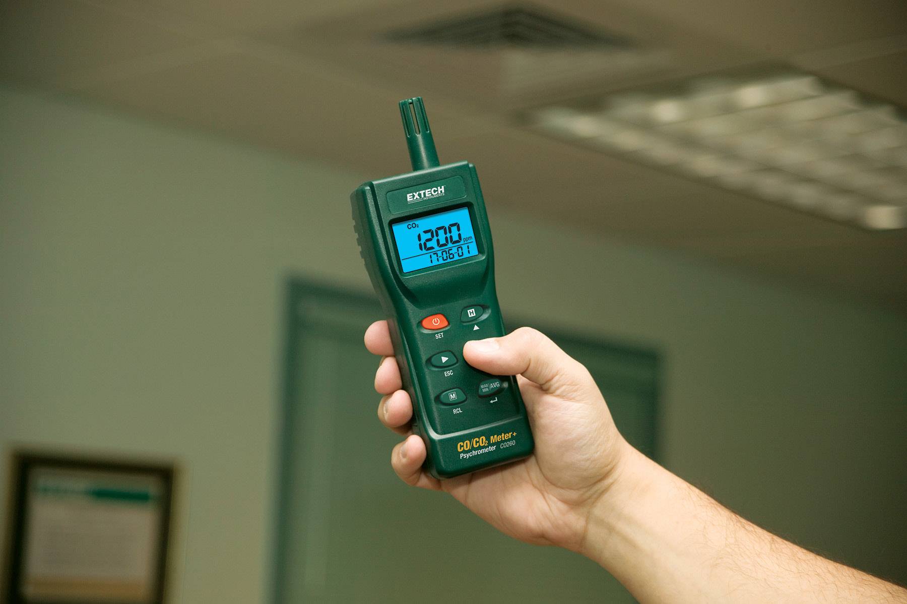 Extech CO260 Kohlendioxid-Messgerät 0 - 9999 ppm