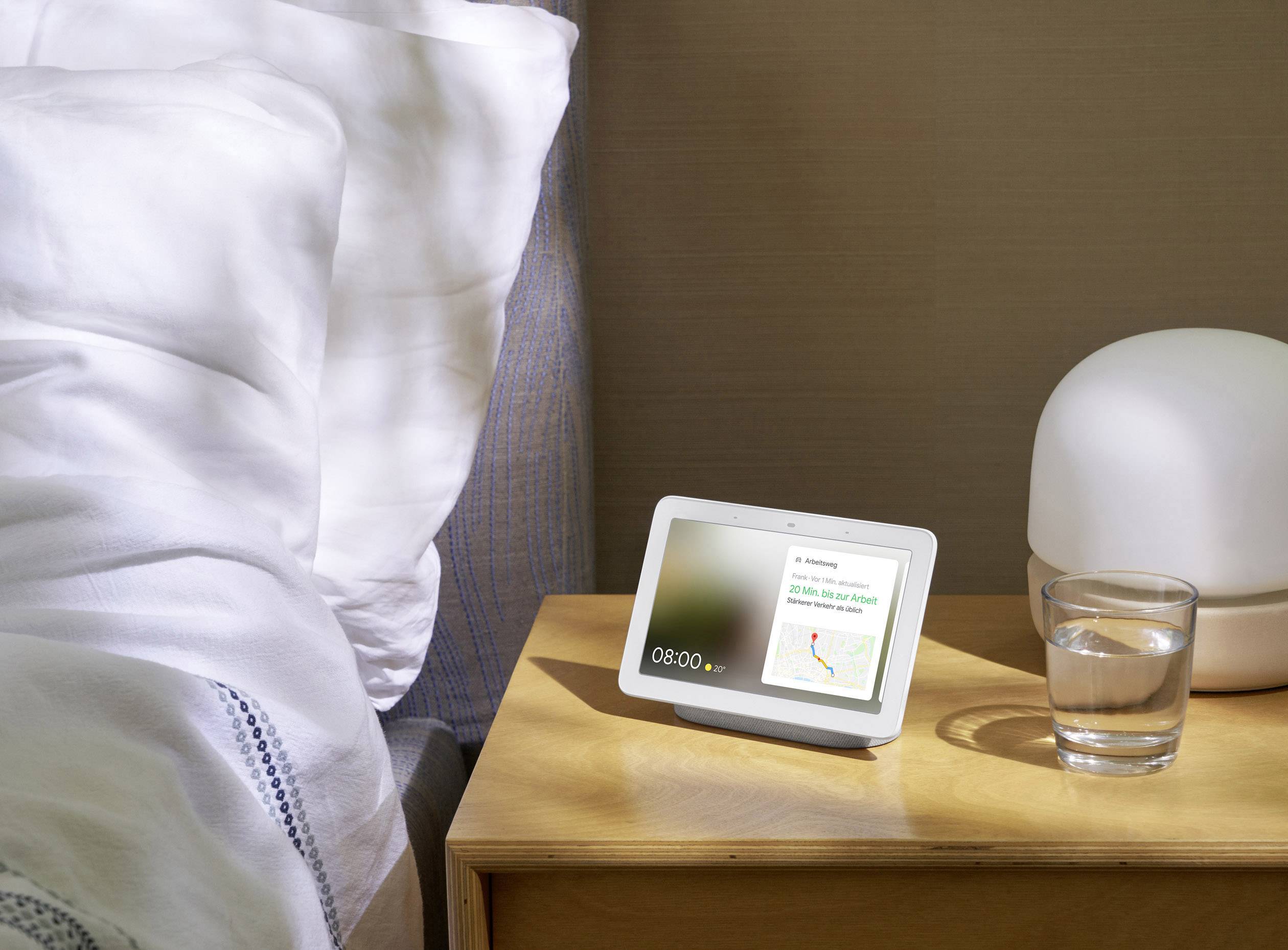 Google Nest Hub Sprachassistent Kreide