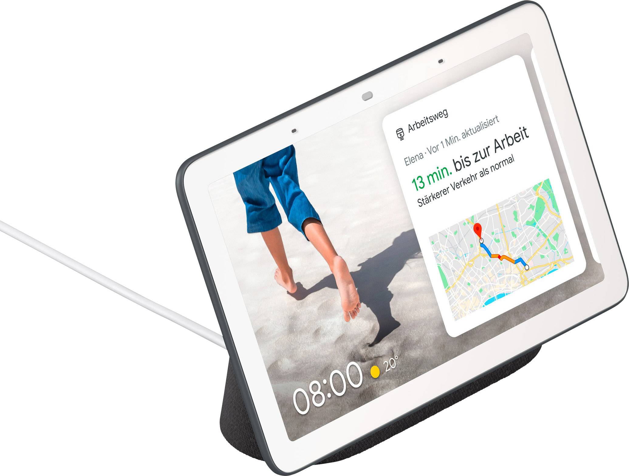 Google Nest Hub Sprachassistent Karbon