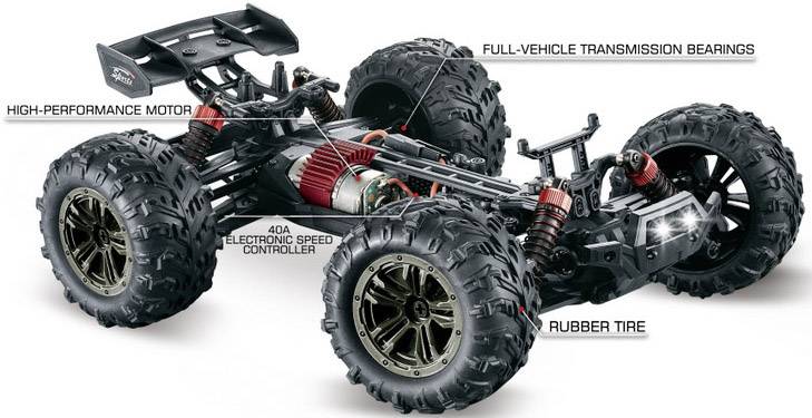 Absima Racer Schwarz, Grün Brushed 1:16 RC Modellauto Elektro Truggy ...