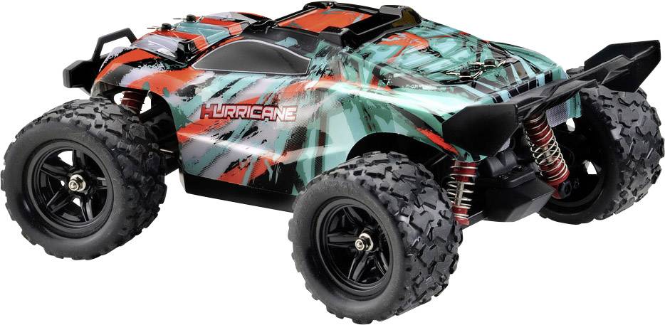 Absima Hurricane Brushed 1:18 RC Modellauto Elektro Truggy Allradantrieb (4WD) RtR 2,4GHz inkl. Akku und Ladekabel