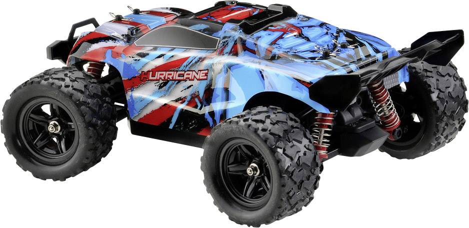 Absima Hurricane Brushed 1:18 RC Modellauto Elektro Truggy Allradantrieb (4WD) RtR 2,4 GHz inkl. Akku und Ladekabel