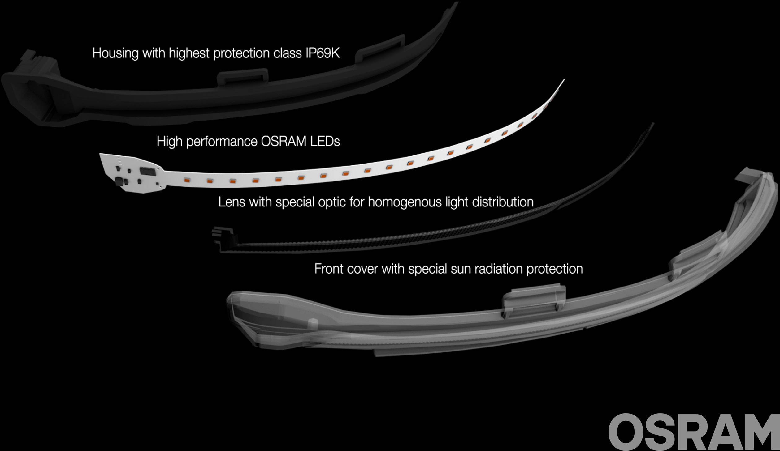 Osram Auto LEDDMI 5G0 WT S LEDriving® White Edition Spiegelblinker, Blinker Volkswagen N/A