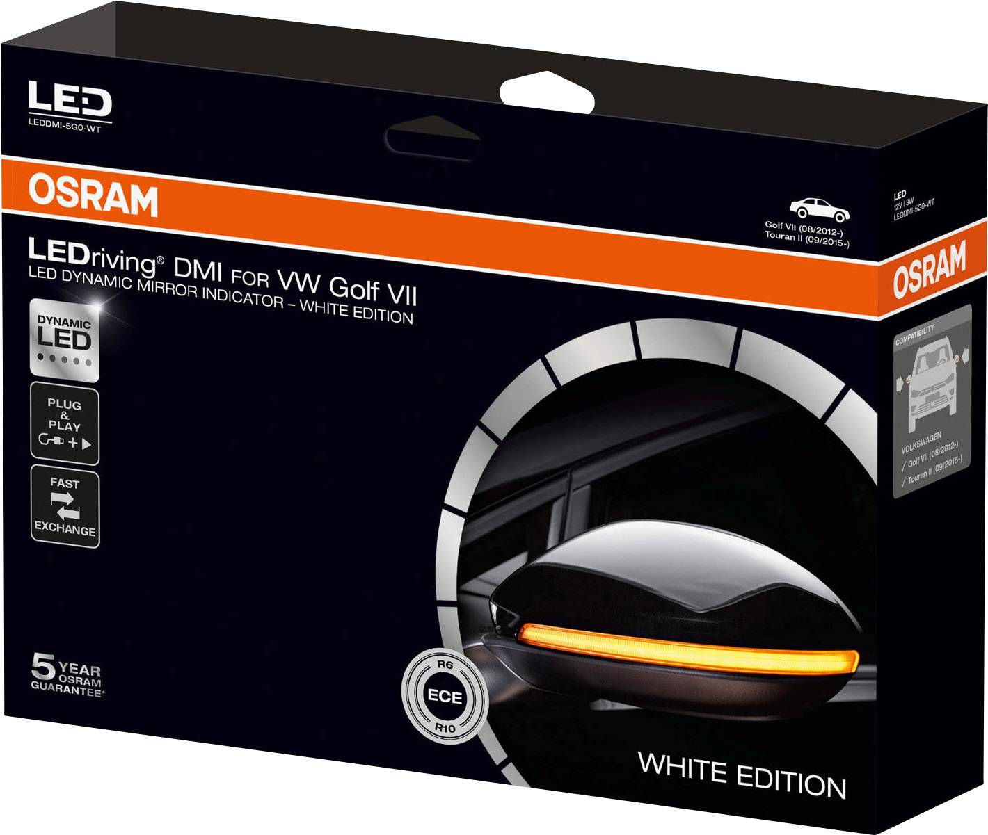 Osram Auto LEDDMI 5G0 WT S LEDriving® White Edition Spiegelblinker, Blinker Volkswagen N/A