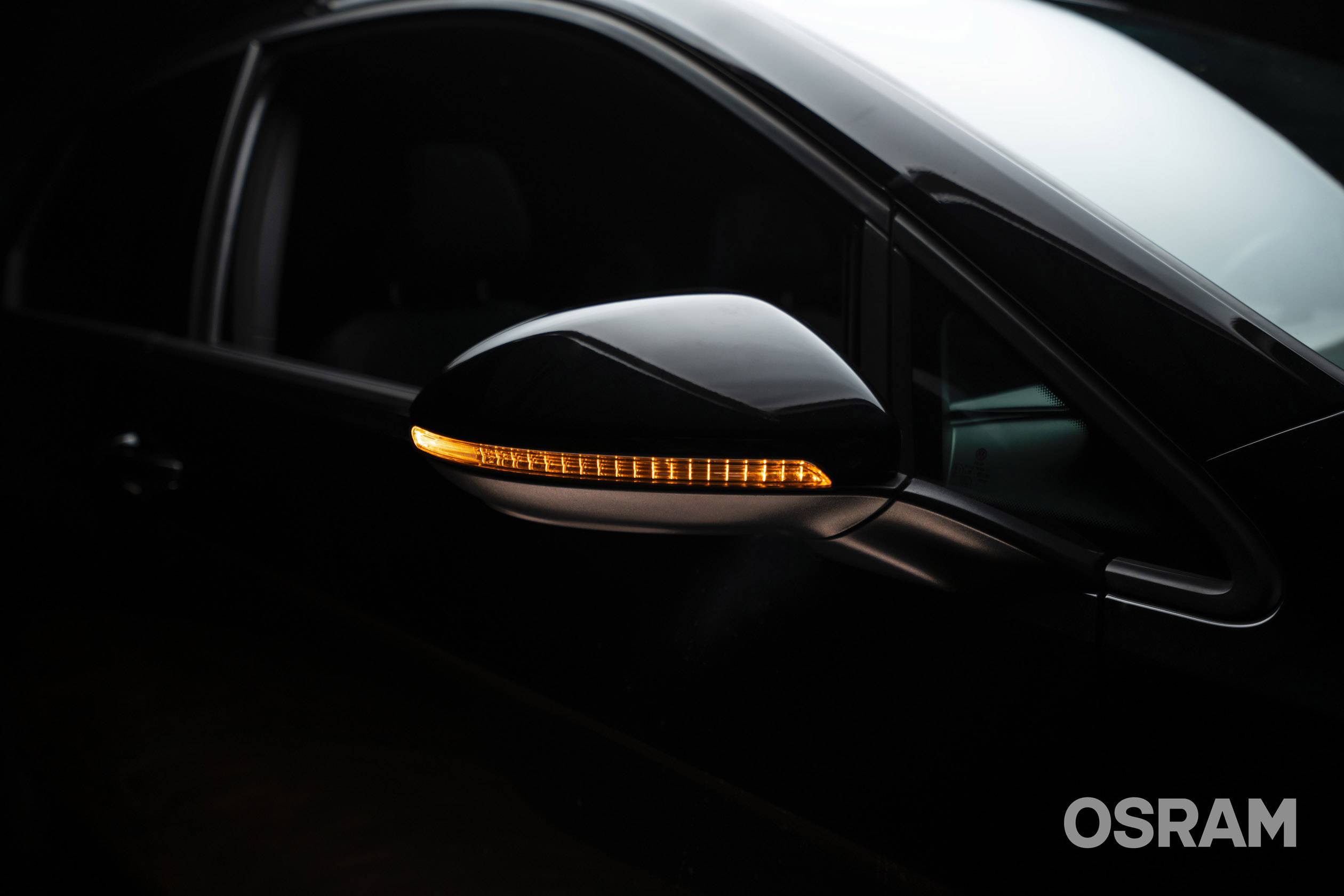 Osram Automotive LEDDMI 5G0 BK S LEDriving® Black Edition Spiegelblinker, Blinker Volkswagen Volkswagen Golf 7, Volkswagen Touran