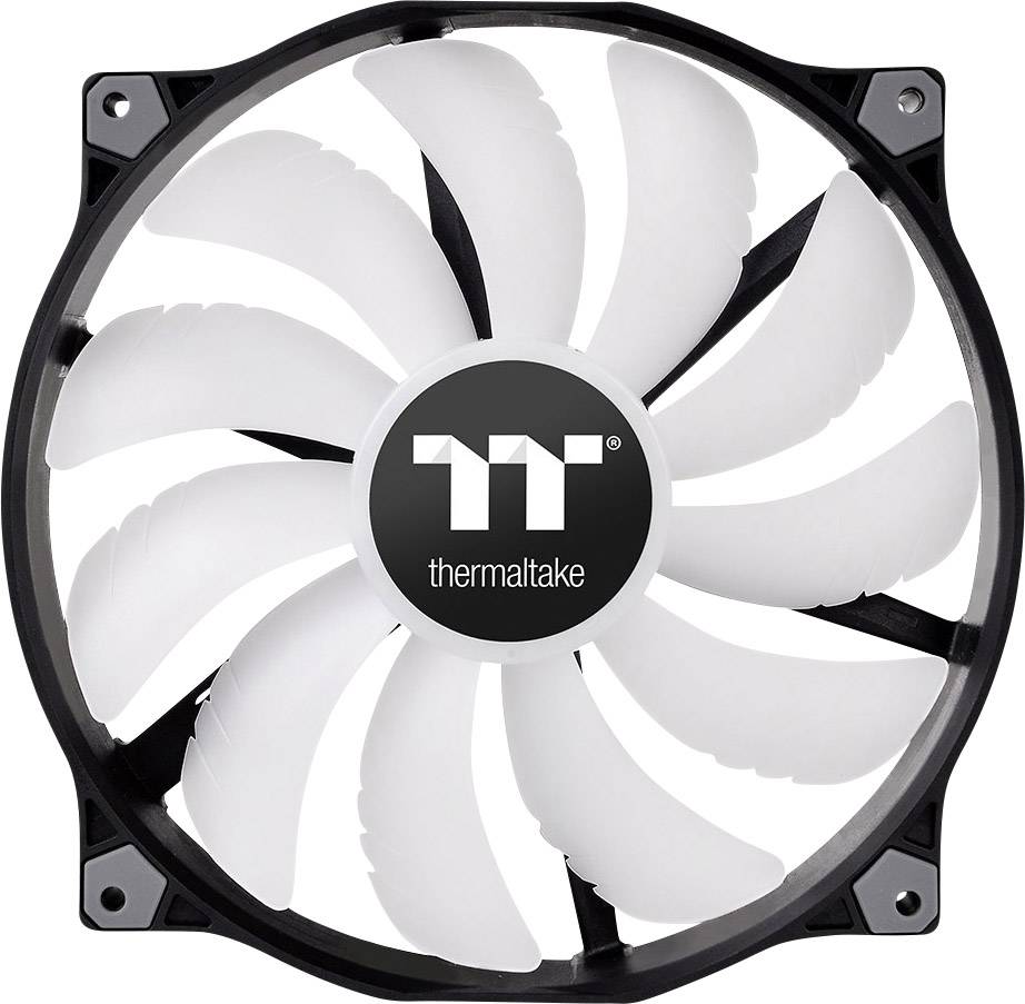 Thermaltake Pure 20 ARGB Sync PC-Gehäuse-Lüfter Schwarz, RGB (B x H x T) 200 x 200 x 30mm inkl. LED-Beleuchtung