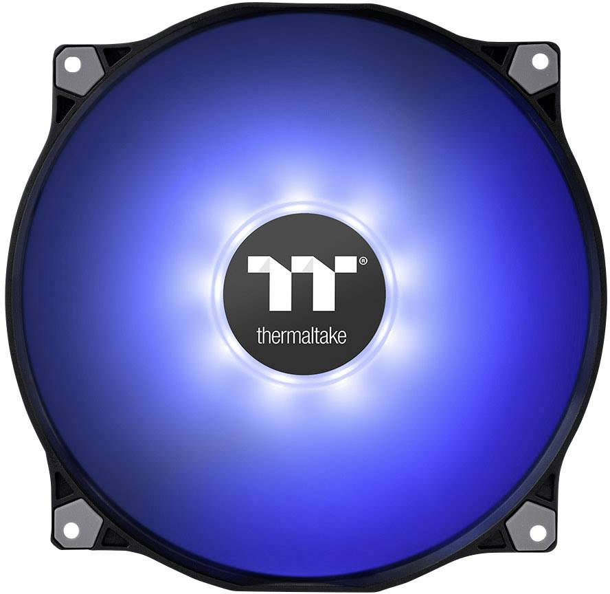 Thermaltake Pure 20 ARGB Sync PC-Gehäuse-Lüfter Schwarz, RGB (B x H x T) 200 x 200 x 30 mm inkl. LED-Beleuchtung