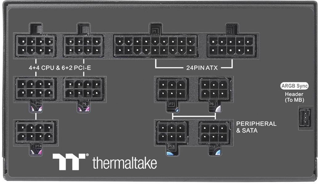 Thermaltake Toughpower PF1 ARGB PC Netzteil 850W ATX 80PLUS® Platinum