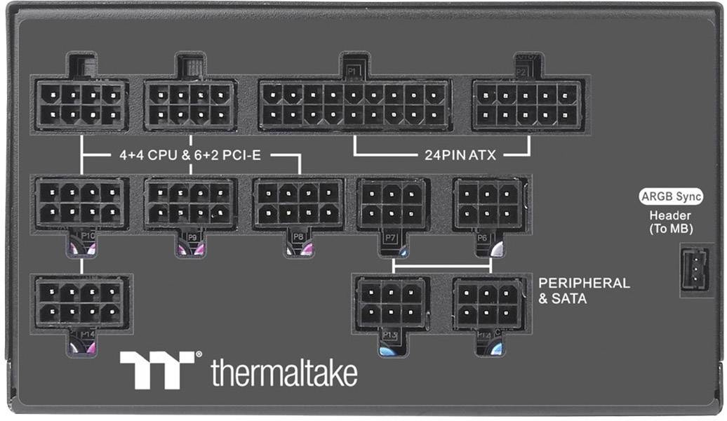 Thermaltake Toughpower PF1 ARGB PC Netzteil 1050 W ATX 80PLUS® Platinum