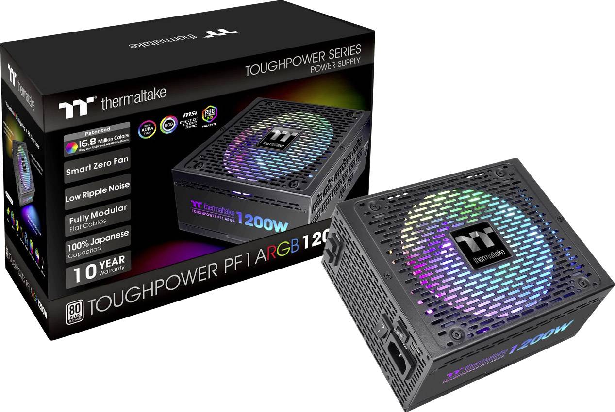 Thermaltake Toughpower PF1 ARGB PC Netzteil 1200 W ATX 80PLUS® Platinum