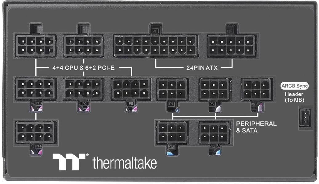 Thermaltake Toughpower PF1 ARGB PC Netzteil 1200 W ATX 80PLUS® Platinum