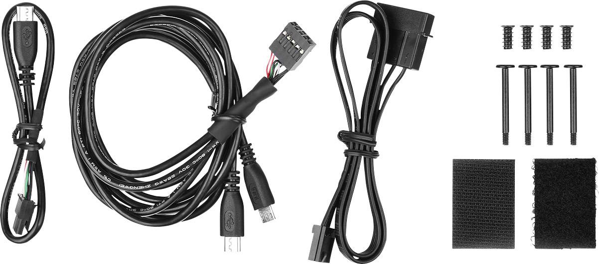 Thermaltake Riing Trio 20 RGB PC-Gehäuse-Lüfter Schwarz, Transparent, RGB (B x H x T) 200 x 200 x 30 mm inkl. LED-Beleuchtung