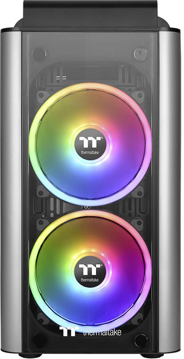 Thermaltake Riing Trio 20 RGB PC-Gehäuse-Lüfter Schwarz, Transparent, RGB (B x H x T) 200 x 200 x 30 mm inkl. LED-Beleuchtung