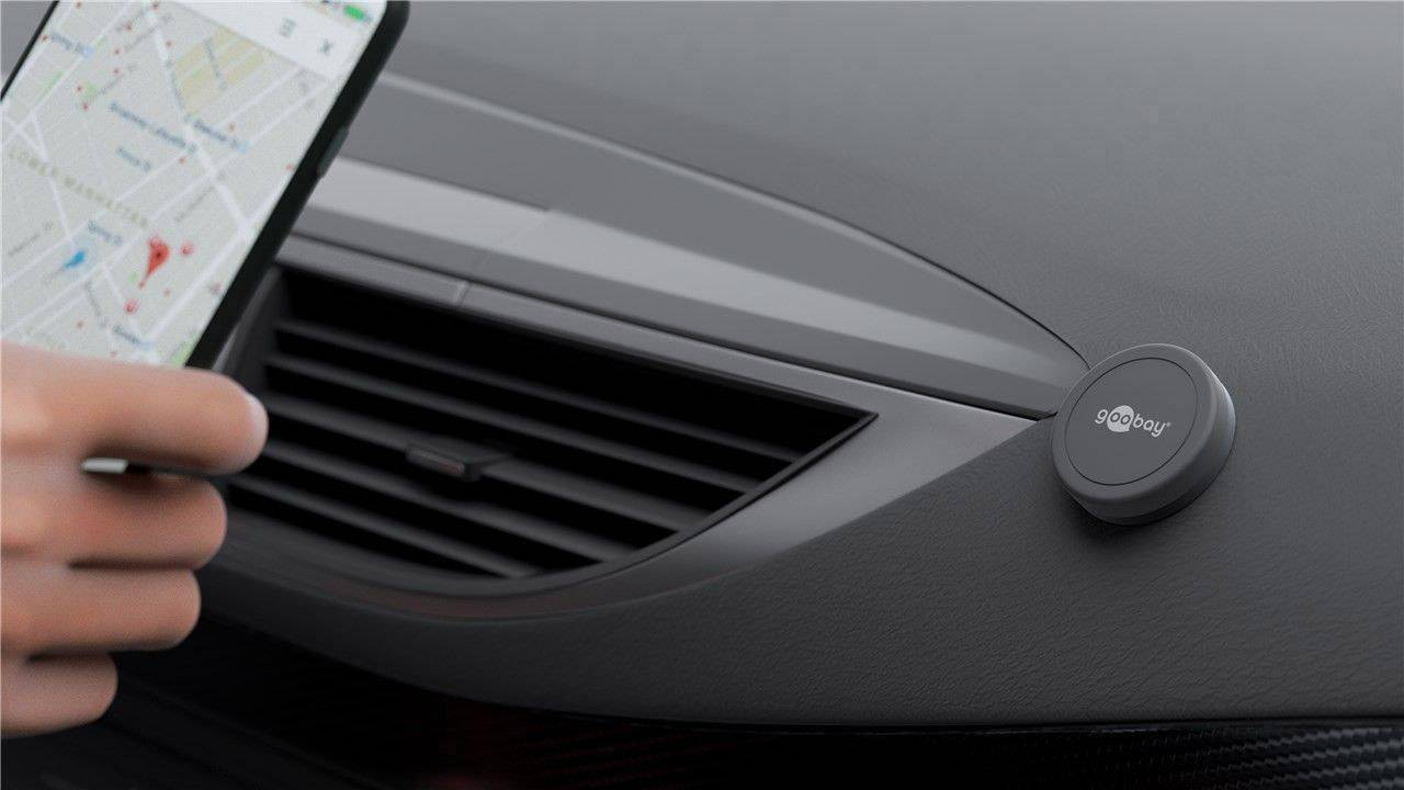 Goobay Universal Magnethalterung, selbstklebend Klebepad Handy-Kfz-Halterung Magnetbefestigung