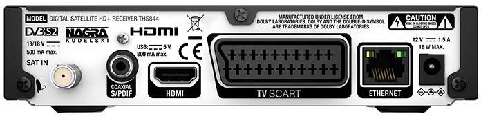 Thomson THS 844 HD+ DVB-S2 Receiver Anzahl Tuner: 1