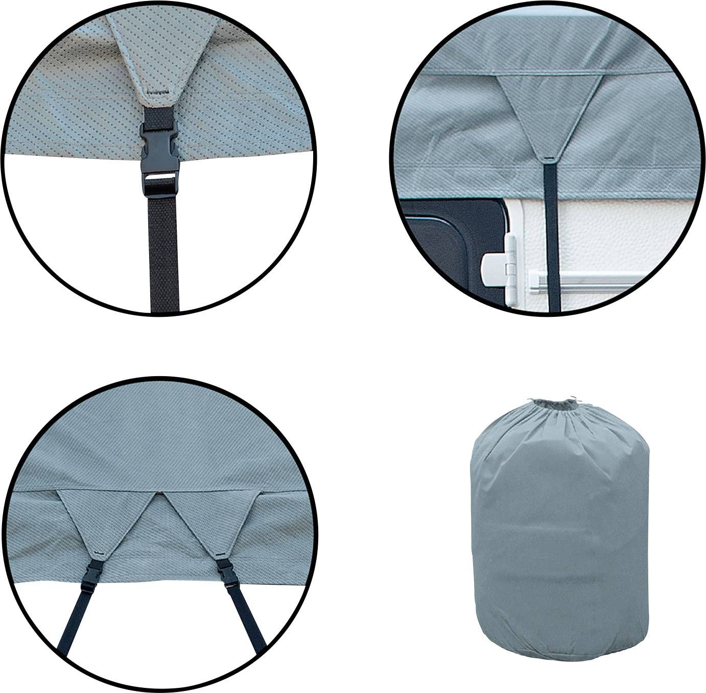 cartrend 10254 Wohnwagen-Dachschutzplane (L x B) 7 m x 3 m Passend für (Auto-Marke): Universal