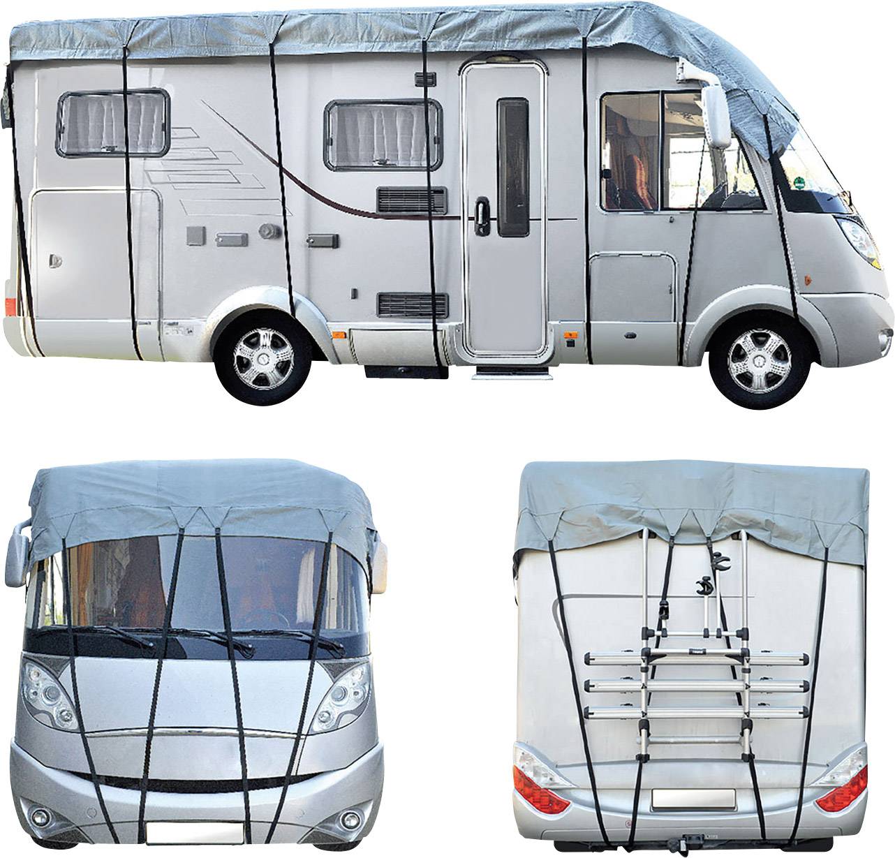 cartrend 10254 Wohnwagen-Dachschutzplane (L x B) 7 m x 3 m Passend für (Auto-Marke): Universal