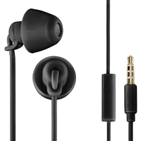 Thomson EAR3008BK Piccolino In Ear Kopfhörer kabelgebunden Schwarz Noise Cancelling Headset, Lautstärkeregelung Thomson EAR3008BK Piccolino In Ear Kopfhörer kabelgebunden Schwarz Noise Cancelling Headset, Lautstärkeregelung