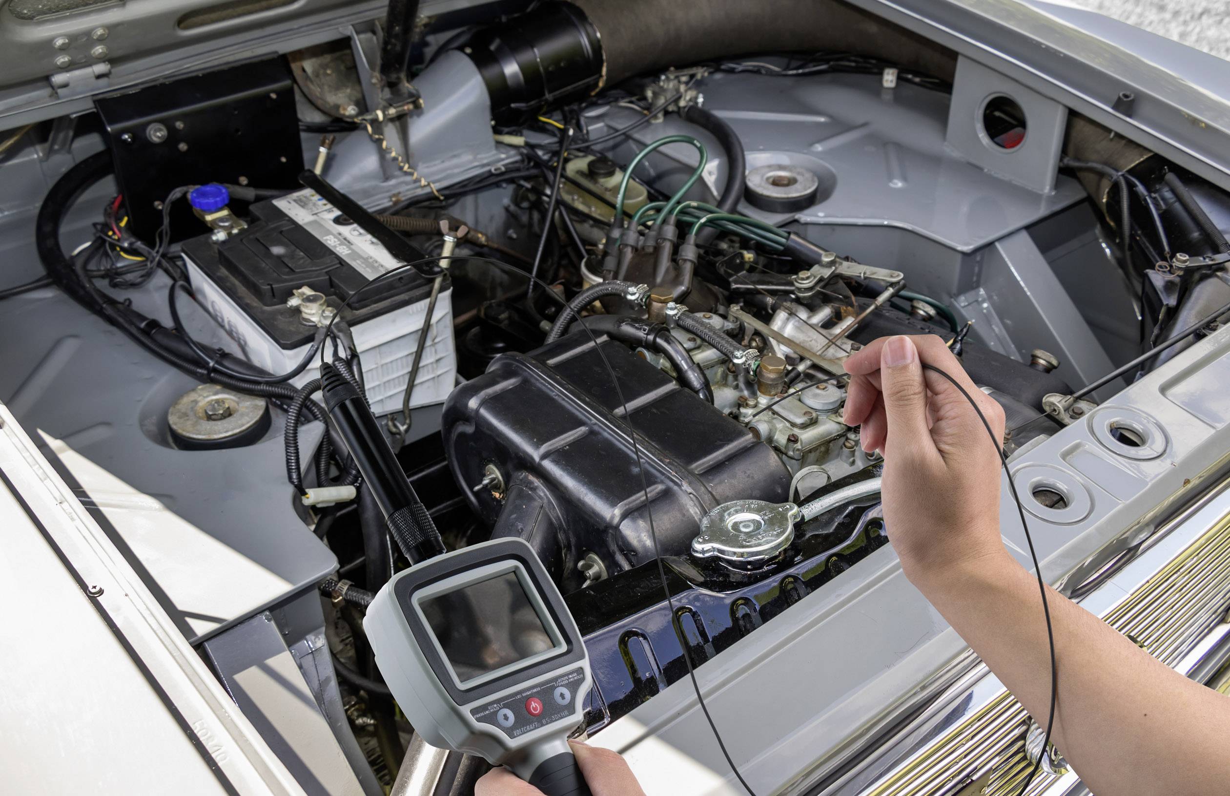 VOLTCRAFT BS-2,0/1M Endoskop-Sonde Sonden-Ø 2.0mm 1m LED-Beleuchtung, Fokussierung, Wasserdicht