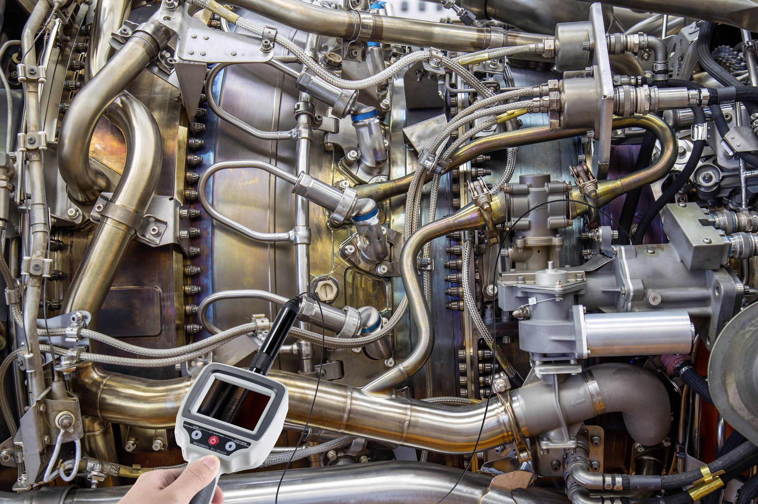 VOLTCRAFT BS-2,0/1M Endoskop-Sonde Sonden-Ø 2.0mm 1m LED-Beleuchtung, Fokussierung, Wasserdicht