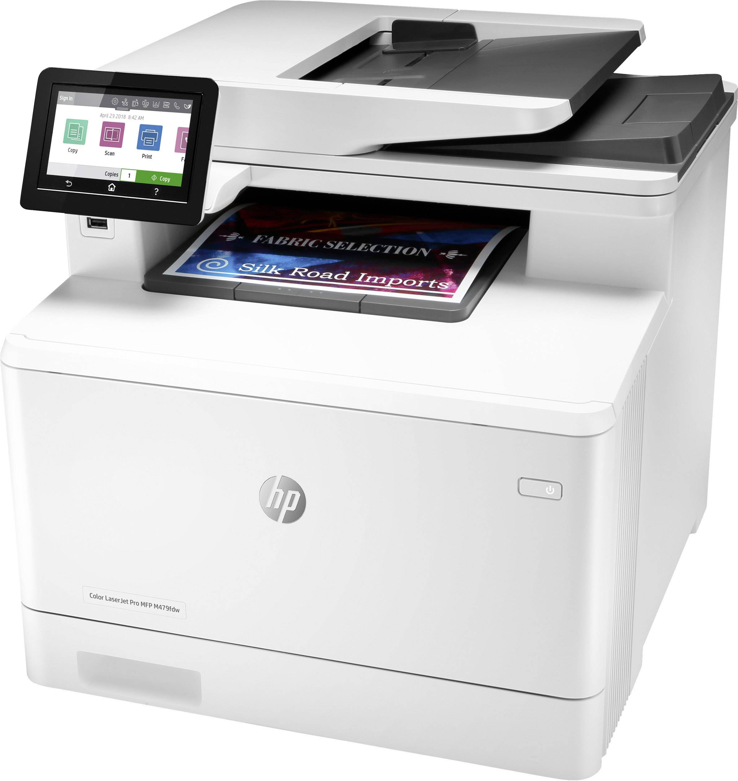 HP Color LaserJet Pro MFP M 479 fdw Multifunktionsdrucker Laser Farbe A4 Drucker, Scanner, Kopierer, Fax LAN, WLAN, Duplex, Duplex-ADF