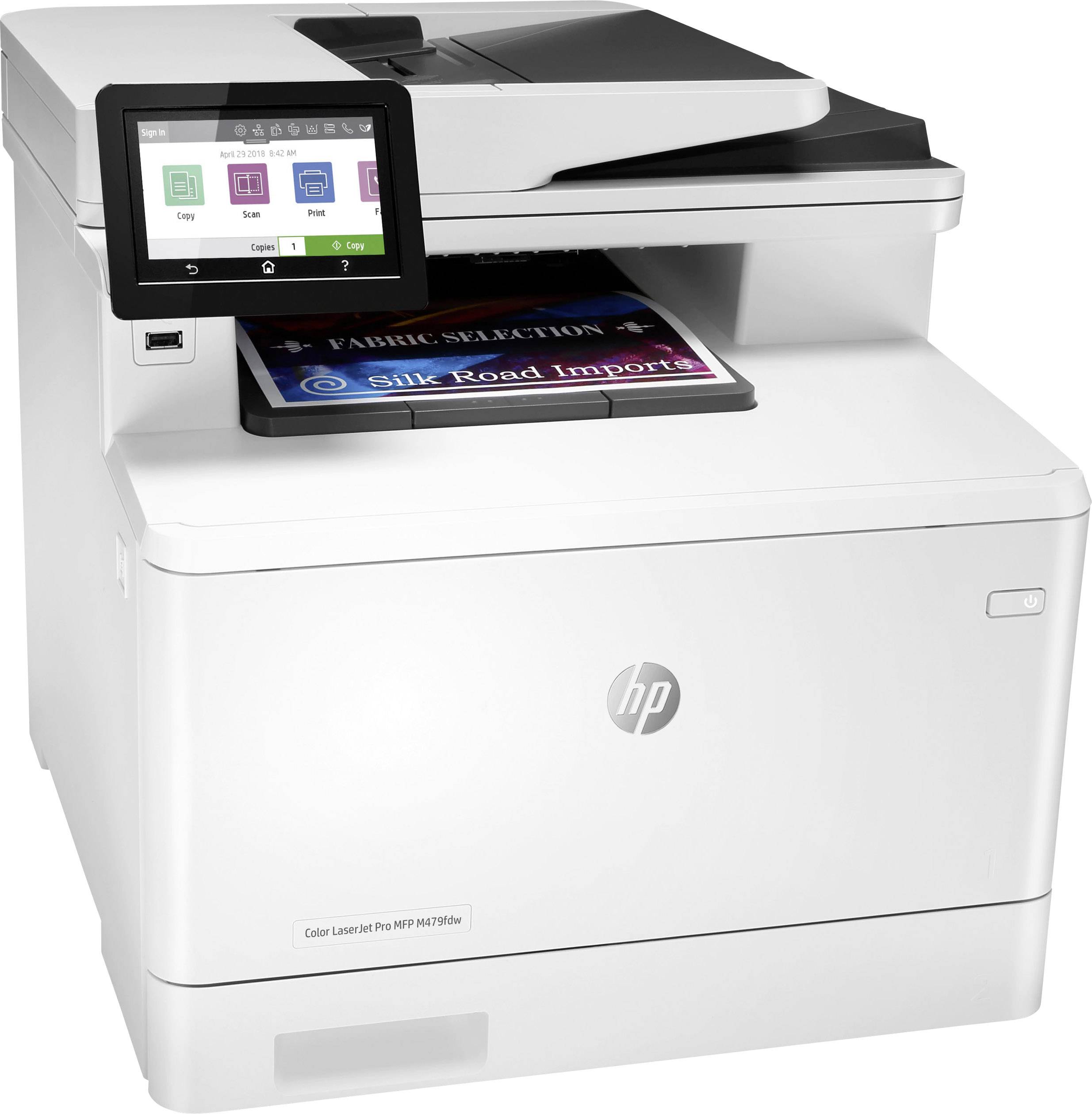 HP Color LaserJet Pro MFP M 479 fdw Multifunktionsdrucker Laser Farbe A4 Drucker, Scanner, Kopierer, Fax LAN, WLAN, Duplex, Duplex-ADF